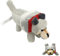 HaOrchid Plüschtier Stofftier 35CM, Grau Wolf Kuscheltier Figuren Plush, Lustiges PlüSch Kuschelig Ideal, Super Weiches, Lebensecht Gestaltetes PlüSchtier, Floppy Collectible Gift for Age 3 Years