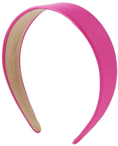 Haarreif Rosa, Breites Haarband für Damen und Mädchen, Haarreif Bun, Stilvolles Stirnband aus weichem Stoff, Perfekter Haarschmuck für Alltag, Partys, Valentinstag und besondere Anlässe