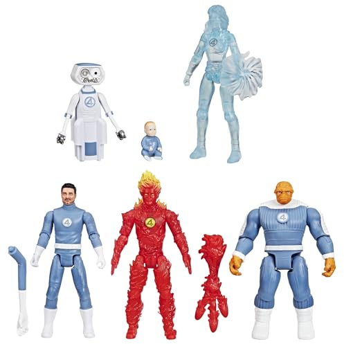 Marvel Studios The Fantastic Four Epic World of Action Marvel's First Family Set of 6 Figures