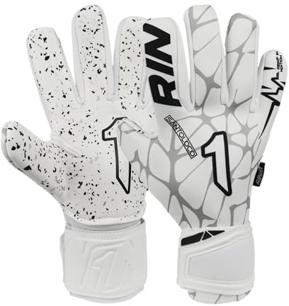 Rinat Santoloco AS - Guanti da portiere per adulti, bianco, taglia 7