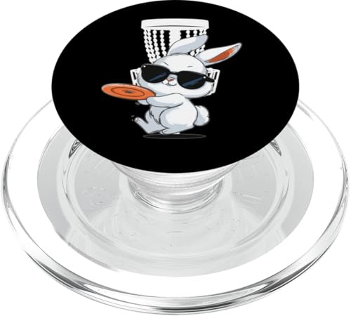 Discgolf Disc Golf Rabbit Gafas de Sol Conejo de Pascua PopSockets PopGrip para MagSafe