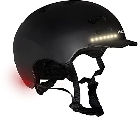HUDORA Skaterhelm LED, schwarz
