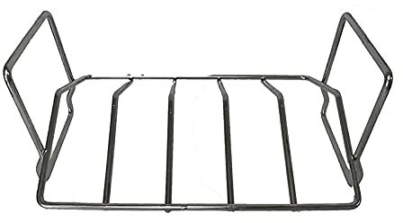 KAMADO Bono - Supporto per Costine per Barbecue, Cestello per BBQ, Ribs Rack, Cottura Uniforme, Acciaio Inox, Accessorio per BBQ Amato dai Professionisti, Compatibile con Kamado Minimo e Media