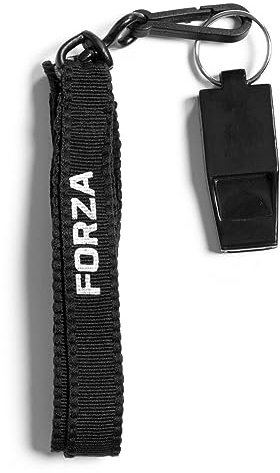 FORZA Pro Referee Whistle with Lanyard [Ultra Loud 100DB] | Available in Packs of 1 or 12 (Pack of 1)