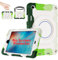ROISKIN iPad Mini Case: 7.9 inch 2019/2015 Kids Shockproof Case with Rotating Stand & Shoulder Strap & Pencil Holder for iPad Mini 5/4 (Green)