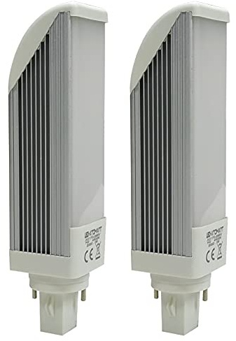 LED ATOMANT 2x Bombilla LED PL G24 7W 2 pin Color Luz Frio 700lm