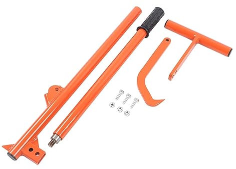 Lève-bûches de 51 Pouces avec -extracteur d'arbre Léger et Aide au Déplacement du Bois, Support de Tronçonneuse pour la Coupe d'arbres, Outils d'exploitation Forestière pour