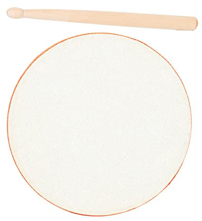 Abaodam Handtrommel – Doppelseitige Schaffelltrommel Mit Stock Kinderspielzeug Für Musikunterricht Und Selbstvertrauensbildung