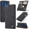 Cracedily Coque pour Motorola Moto Edge 50 Neo Pochette, Etui Protection Housse Premium en Cuir PU, Etui à Rabat Pochette de Portefeuille Étui pour Moto Edge 50 Neo Case, Noir