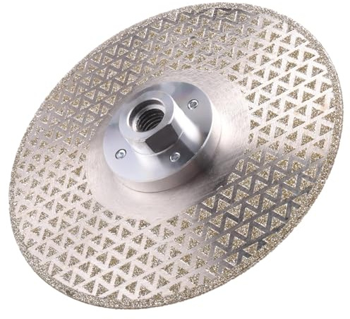 Giyofom Hoja de con Rueda de Corte de Diamante Soldada Al Vacío M14, Disco de Doble Cara, Corte de Mármol, Hormigón y Baldosas de Cerámica de 150 mm