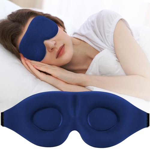 ZGGCD Sleep Mask for Side Sleeper, Light Blocking Eye Mask for Women Men