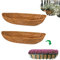HICAS Hanging Basket Liner, 24/30/36/48 Inch Wall Mounted Coco Liner Trough, Wall Trough Planter Liner for Window Box, Replacement Coconut Liners for Hanging Baskets 24 Inch-2PCS