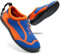 STQ KIDS Water Aqua Shoes Kids Boy Girl Beach Swim Quick Dry Non Slip Wetsuit Skin Toddler Wet Swimming Pool Sea Surf Children Lightweight Sport Fashion Casual Outdoor Royal Blue Orange 1 UK