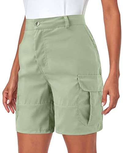 rtdgcv Shorts Damen Blau Damen Sommer Outdoor Aktiv Wandern mit Taschen Kurze Hosen Shorts Herren Reißverschlusstaschen