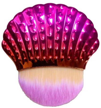 LA MAISON DES SULTANS - Pinceau Coquillage pour Maquillage et Masques visage – Parfait pour Fond de Teint et Blush, Design ergonomique unique, facile à utiliser et nettoyer