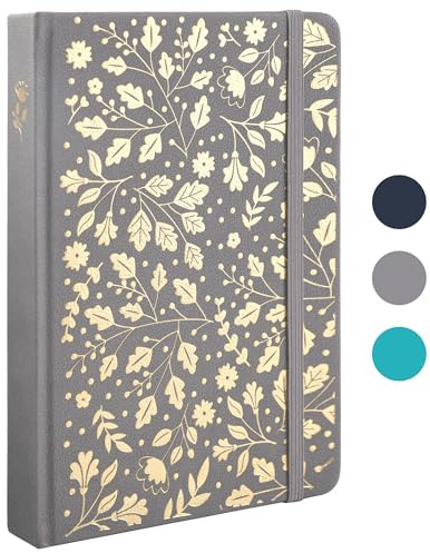 TIEFOSSI Bullet Dot Journal, cuaderno vintage para mujeres y hombres, 160 g/m², 192 páginas prémium, cuaderno de tapa dura A5, regalo para viajes, oficina, escritura diaria