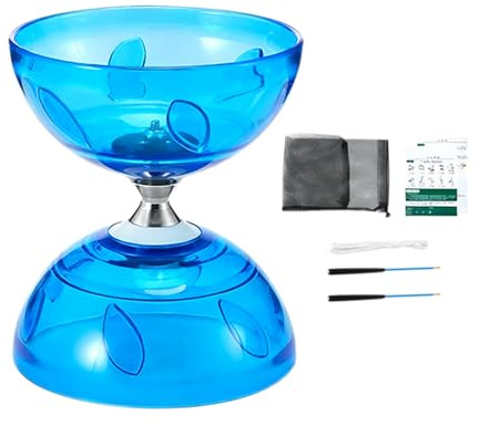Giocattolo Yoyo Cinese – Set Professionale 15 X 13 Cm, Yo Yo Giocoleria Corda Regolabile, Bobina Di Cuscinetto con Bastoni | Gioco Di Abilità per Principianti per, Adolescenti,