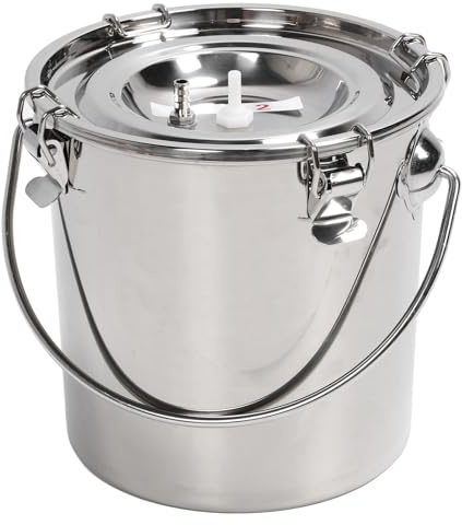 Generic Getmjölkningsmaskin Effektiv Bärbar Elektrisk Mjölkningsvakuumpump 100‑240V för Mjölkgård i Rostfritt Stål (#1)