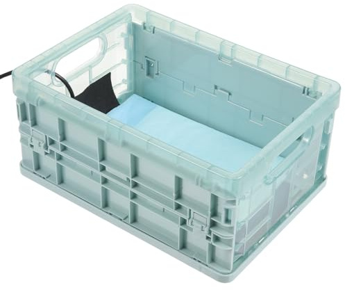 DOITOOL Incubateur pour Perroquets avec Tapis Chauffant Boîte de Chauffage Compacte pour Élevage Oisillons à Domicile Accessoire de Couveuse Sécurisé et Facile à Installer