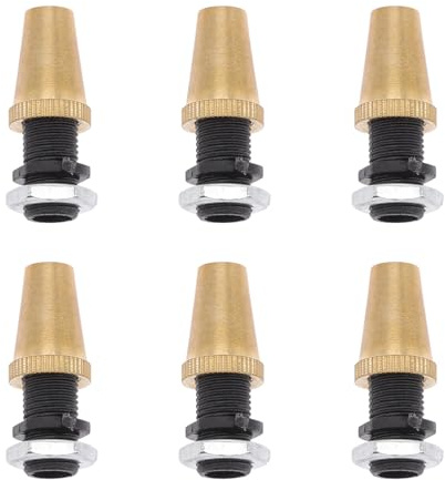 GETAJGHSD 6pcs Clips Câbles Légers en Cuivre Filetage M10 pour Luminaires Suspendus, Protection des Câbles Résistante à L'usure, pour DIY Éclairage Rétro