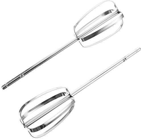 BESTonZON Schneebesen Edelstahl Multifunktional Manuell Rührbesen Milchaufschäumer Quirl Handmixer für Mischen Eier Soßen Schaumschläger Handrührer 1 Paar