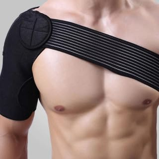 elastrap Epaulière de Maintien et Soutien - Support Epaule Protection - Protege Clavicule Cou - Correcteur de Posture - Soulagement Musculaire - Sport Travail Loisirs