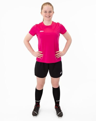 JAKO Damen Trikot Team, Kurzarm, deep pink, 40