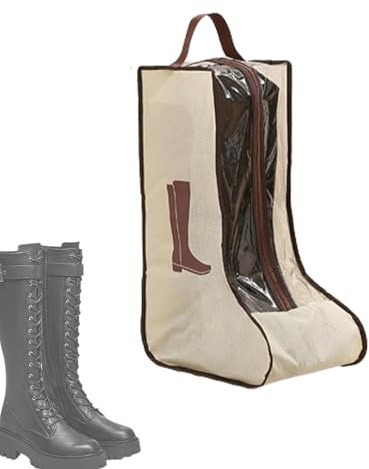 Sac À Chaussures pour Bottes, Sac De Rangement pour Bottes pour Femmes Anti-poussière avec Poignée, Sac De Protection Portable Étanche pour Bottes Hautes pour La Chasse La Randonnée La Pêche