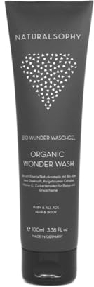 Organic Wonder Wash- Bio Waschgel für Haare und Körper, Shampoo und Duschgel für Baby, Kinder und Erwachsene
