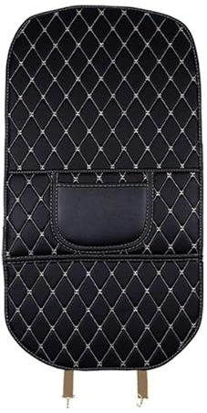 VOLBOZ 2 Stück Auto Rücksitz Anti Kick Pad für VW Volkswagen Golf 5 6 7 8 GTE GTI GTD Variant, Rücksitzschutz Auto Anti Kick Pad Autositzschutz, Pu Leder wasserdichte Autositz Rückenlehnenschutz