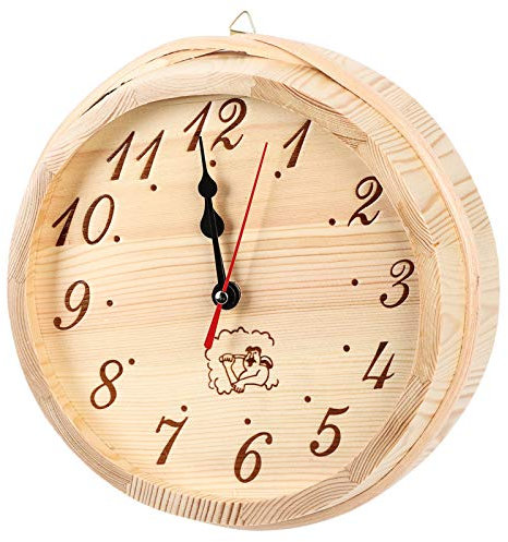 Horloges Murales Rouille Accessoire de Salle de Sauna Accessoires de Sauna Horloge de Sauna Équipement de Sauna Produits de Sauna Hemlock Sauna Maison Décorée pour Ornement