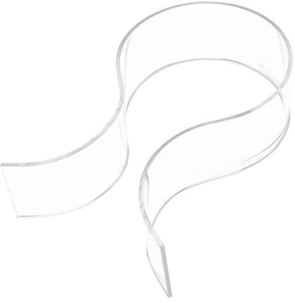 Homoyoyo 1pezzi Supporto Per Cuffie Acrilico Trasparente Porta Cuffie Pratico e Robusto Per Scrivania Per Casa Ufficio e Scuola Design Creativo Ordinatamente Vista