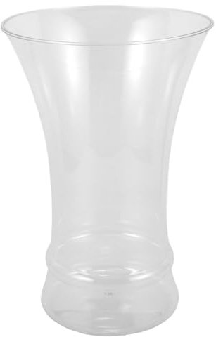 POPETPOP Florero Transparente Florero De Plástico De 3700 Ml con Riego Automático Hidropónico para Arreglos Mesa Central De Boda Decoración De Oficina El Hogar