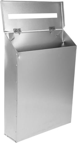 Hemobllo Metallbriefkasten Zur Wandmontage Außen Briefkasten Für Hauswandmontage Robuste Vorschlagskästen Aus Eisen Für Sammeln Von Briefen Und Kleinen Paketen Platzsparender Außenbriefkast