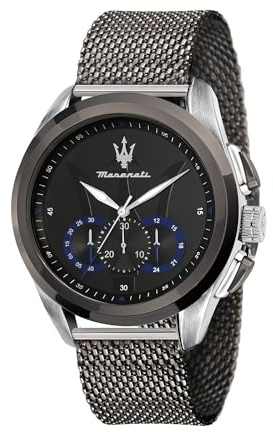 MASERATI Herren Armbanduhr Chronograph Quarz Edelstahl R8873612006