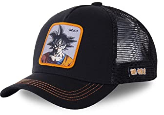 Capslab Goku Dragon Ball Z Black Trucker Cap - One-Size