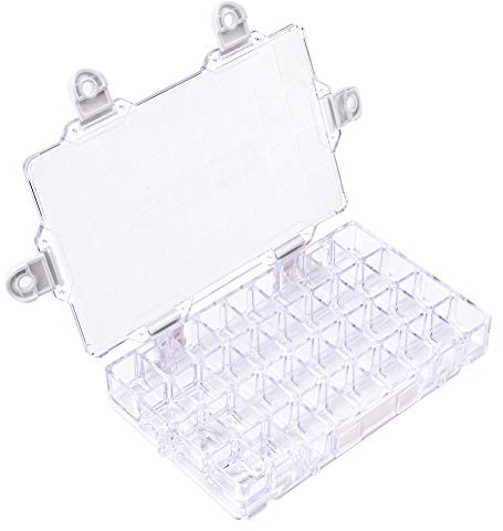 WANDIC scatola per pittura ad acquerello, 1 pz, 36 pozzetti, contenitore vuoto per pittura ad acquerello, acrilico e pittura ad olio