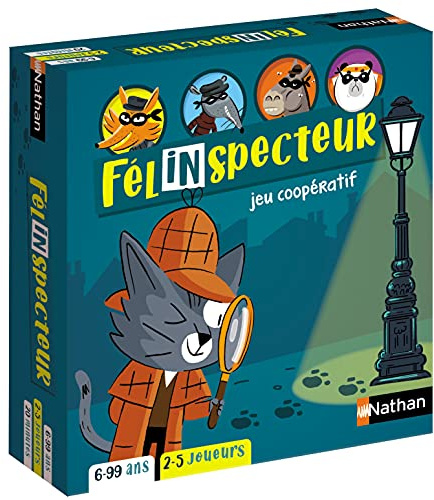 Nathan Felinspector - kooperativt brädspel för barn från 6 år - 2 till 4 spelare flerfärgad 31310