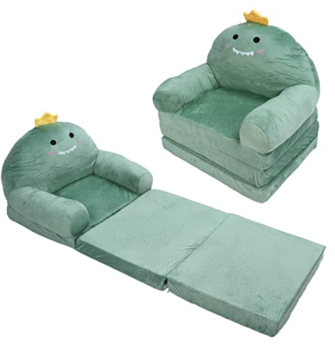 Faltbares Kindersofa, Weiche Cartoon-Kinderliege mit Reißverschluss Kleinkind-Schlafsofa für Zuhause Schlafzimmer Dekoration (3 Schichten)