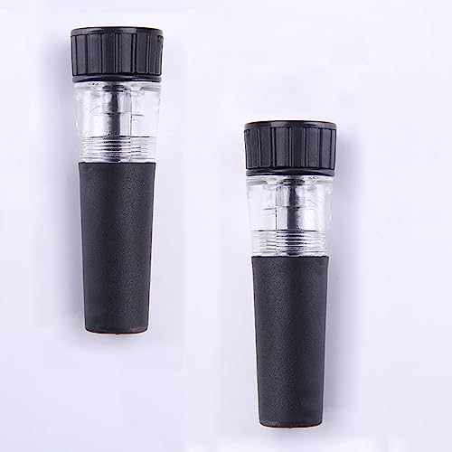 TopHomer 2 tappi per bottiglie di vino, tappo per vino con pompa a vuoto per bottiglie di vino aperto, pompa sottovuoto per mantenere il vino fresco