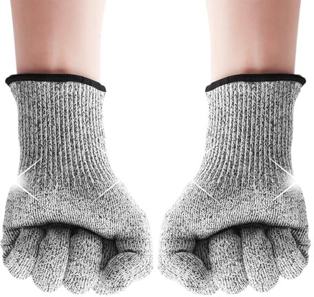 Gants Résistants Aux Coupures – Gants De Travail De Sécurité Protection Niveau 5 – Gants De Travail Résistants Aux Coupures À 5 Niveaux, Gants De Cuisine Pour Le Travail Du Bois, La Sculpture Sur Bois