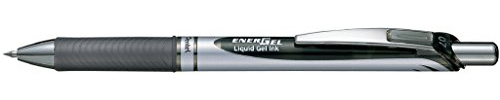 Pentel BL77 EnerGel with Push Mechanism, Pack of 3, 0.7 mm (Black)