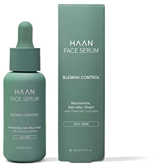 HAAN - Suero facial Forest Grace con niacinamida - Suero facial antienvejecimiento para rostro graso - Recargable y vegano, 30 ml