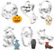 Halloween Ausstechformen Set, 6 Stück Edelstahl, Keksausstecher – Kürbis, Totenkopf, Geist, Spukhaus, Stiefel und Sarg Ausstechformen für Halloween Party Dekorationen