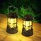 Flintronic Camping Lanterns Retro, 2 Packs Portable Camping Lights Retro Battery Powered, Camping Lamp IPX4 Waterproof, Vintage COB Hanging Tent Light for Tent, Outdoor, Hiking, Garden, Emergency