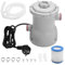 Muyilanc Bomba de Filtro de Piscina, 330 GPH, Filtros de Piscina Eléctricos para, Bomba de Filtro de Piscina Pequeña (Enchufe de la UE)