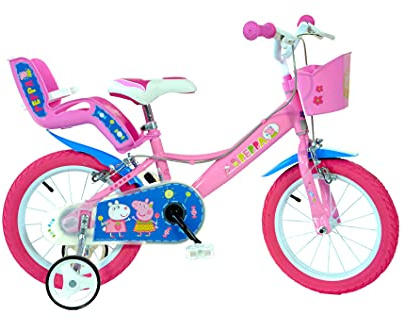 Dino Bikes | Peppa Pig 14 Bicycle | Pink | Girls Bike | Ages 4-6