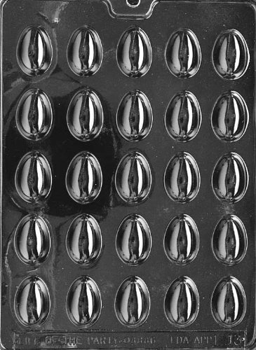 Life of the Party E013 Mini Egg Chocolate Candy Mold with Molding Instructions