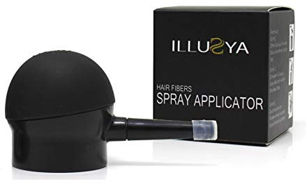 ILLUSYA - Fibre per Capelli, Hair Fibers, Polvere per Capelli fatto di cotone, Soluzione Professionale per la Perdita di Capelli per Donne e Uomini Prodotti Migliori 25g (Applicatore)