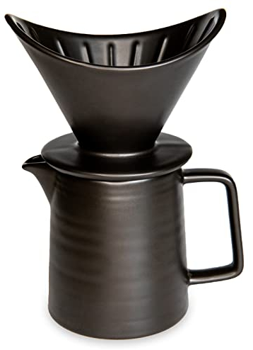 Melnik Ceramic Pour over coffee maker set Ceramic Pot and Brewer Coffee Dripper